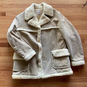 Vintage Suede Sherpa Jacket.